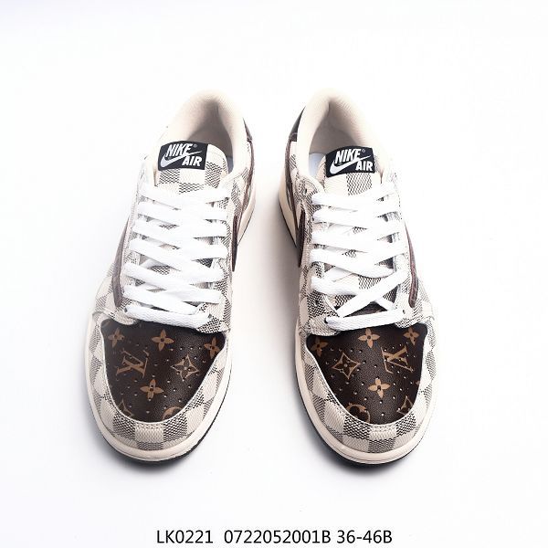Air Jordan 1 x Louis Vuitton x travis scott 2022新款 三方聯名款男女款籃球鞋