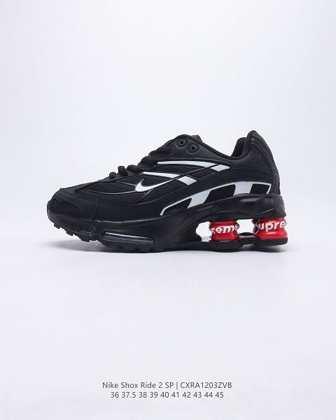 Supreme x Nike Shox Ride 2 SP 2023新款 聯名扣籃系列男女緩震慢跑鞋