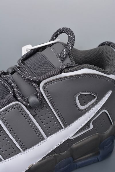 Nike Air More Uptempo 2023新款 鐵灰大AIR皮蓬男女款復古籃球鞋