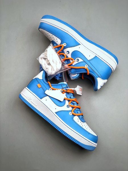 NIke Air Force 1 07 2023新款 空軍一號白藍綁帶男女款運動板鞋