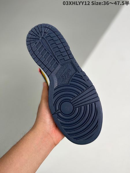 OFF-WHITE x Futura x Nike Dunk Low 2022新款 三方聯名款男女生解構綁帶滑板鞋