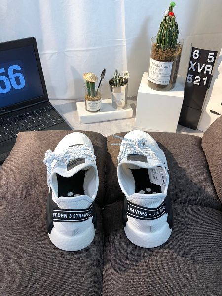 adidas nmd r1 2021新款 針織面全掌爆米花軟底男女款慢跑鞋