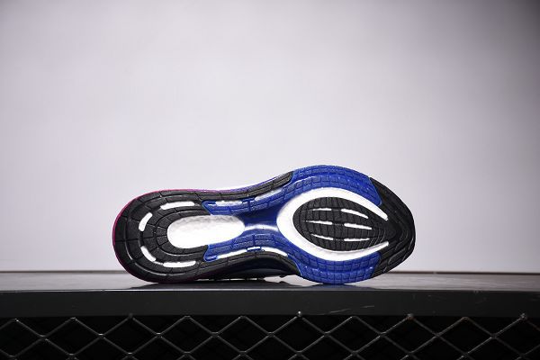 adidas Pure Boost 22 2023新款 紅藍漸變男款低幫跑步鞋