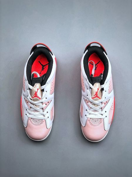 Air Jordan 6 Retro Low 2022新款 男女款水晶半透明橡膠大底籃球鞋