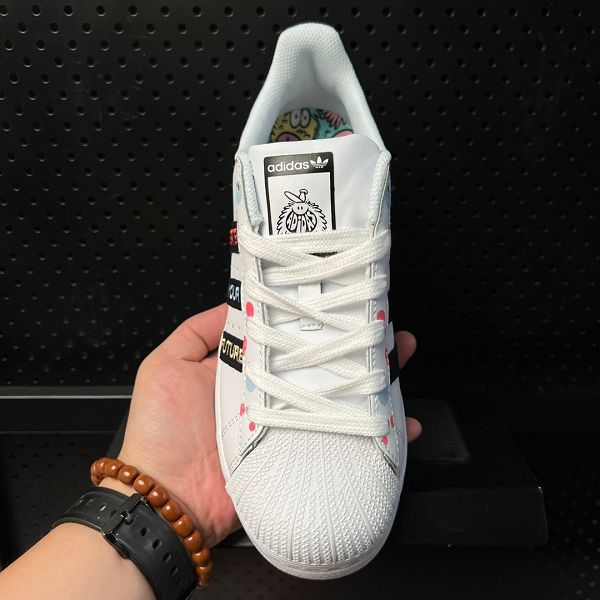 Adidas SUPERSTAR Kevin Lyon 2022新款 聯名貝殼頭男女款板鞋