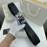 versace皮帶 範思哲2022新款 HF0522-4牛皮壓花紋時尚腰帶