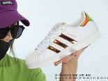 Adidas Superstar 2019新款 三葉草限定貝殼頭男女生板鞋 帶半碼
