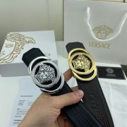 versace皮帶 範思哲2022新款　HF0522-3牛皮壓花時尚腰帶